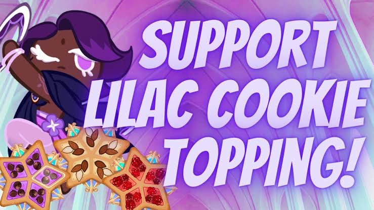 Lilac Cookie Toppings Build