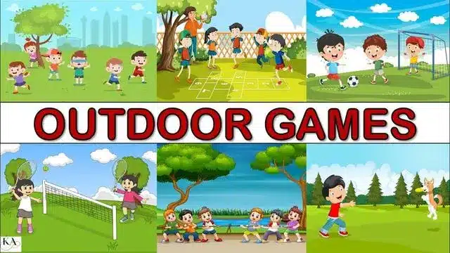 Outdoor game names in Marathi