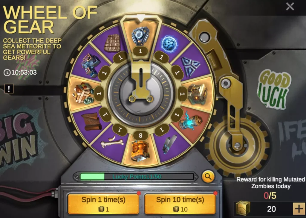 Wheel of Gear Event